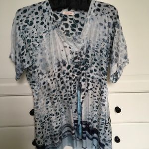 💙Johnny Was silk tunic EUC💙